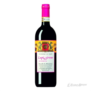 LE RIPI BRUNELLO RISERVA LUPI E SIRENE CL 75*