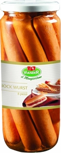 WURSTEL BOCKWURST VIANDER GIGANTI 8 PZ.