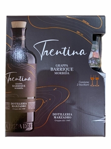 GRAPPA TRENTINA CL 50 + 2 BICCHIERI