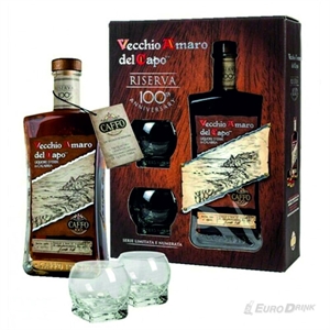 AMARO CAPO 100 + 2 BICCHIERI CL 70