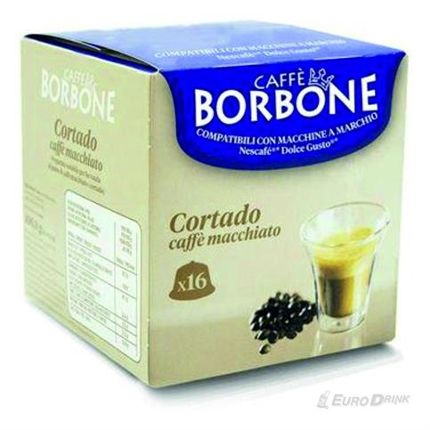 CAPSULE DOLCE GUSTO CAFFE MACC CORTADO PZ 16 BORBONE