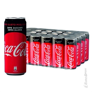 COCA COLA ((((ZERO))) CL.33X24 LATT