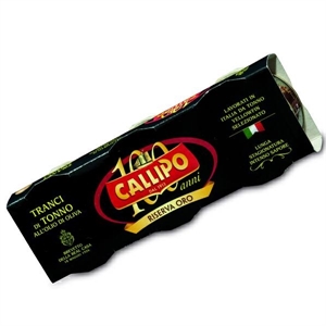 TONNO CALLIPO GR 80X3 LATTINA RIS ORO