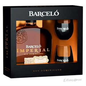 RUM BARCELO IMPERIAL + 2 BICCHIERI