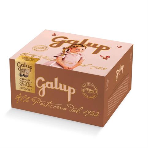 COLOMBA GALUP CON GOCCE DI CIOCCOLATO GR 750