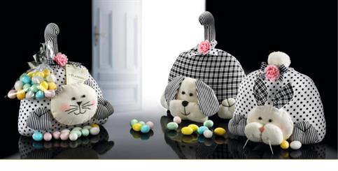 ANIMALI FERMAPORTA FLAMIGNI CON OVETTI CONFETTATI GR 200