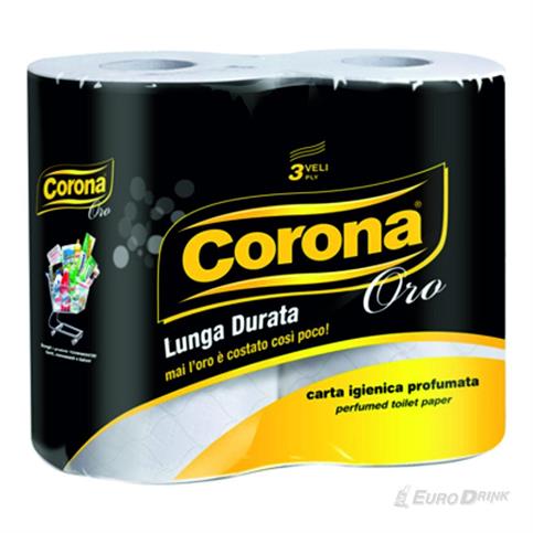 CARTA IGIENICA ORO CORONA 4 ROTOLI 3 VELI *******