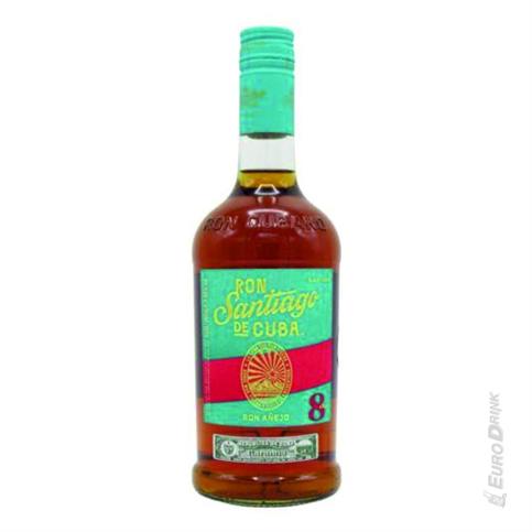 RUM ANEJO SANTIAGO DE CUBA 8Y CL 70