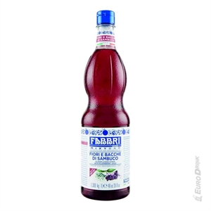 SCIROPPO FIORI E BACCHE SAMBUCO FABBRI 1.3KG