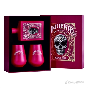 AMUERTE RED GIFT BOX + 2 BICCHIERI
