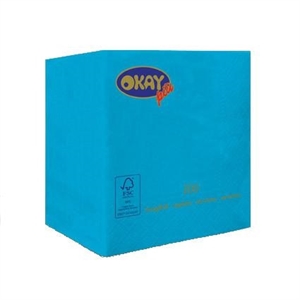 TOVAGLIOLI 25X25 TURCHESE OKAY PZ.50