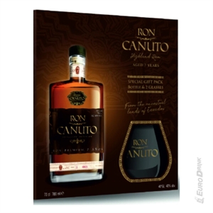 RUM CANUTO 7Y + 2 BICCHIERI CL 70