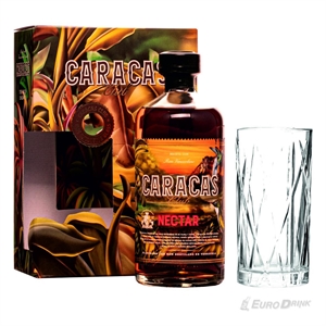 RUM CARACAS NECTAR + BICCHIERE CL 70