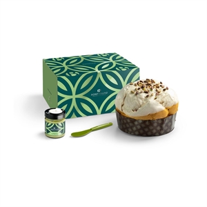 PANETTONE BONFISSUTO AL PISTACCHIO CON CREMA DA SPALMARE KG 1