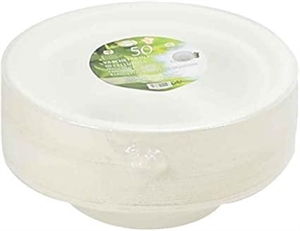 PIATTI BIO FONDI ROTONDI CM 19 PZ 50