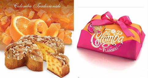 COLOMBA FLAMIGNI TRADIZIONALE INCARTO A MANO KG 1