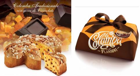 COLOMBA FLAMIGNI TRADIZIONALE CON GOCCE DI CIOCCOLATO KG 1