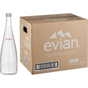ACQUA EVIAN NATURALE CL75X12 VAP