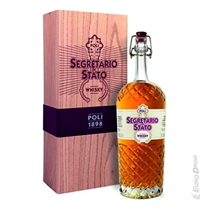 WHISKY POLI SEGRETARIO DI STATO CL 70 LEGNO