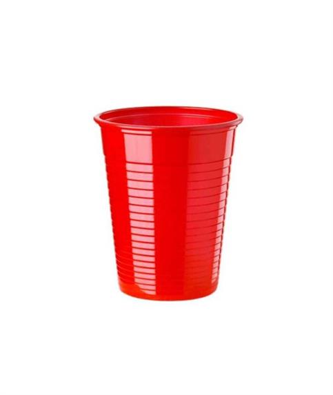 BICCHIERI PLASTICA ROSSI HAPPINES CC200 PZ 50