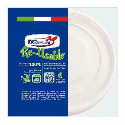 PIATTI PIZZA DOPLA CM 32 PZ 6