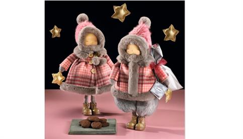 BAMBINE TARTAN FLAMIGNI CON COOKIES AL TRIPLO CIOCCOLATO GR 100