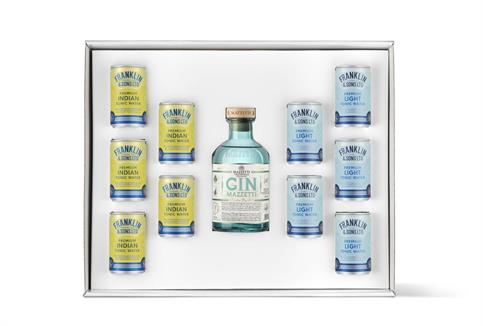 KIT GIN TONIC MAZZETTI (1 BOT. GIN CL 50 + 10 TONICHE DA 150 ML)