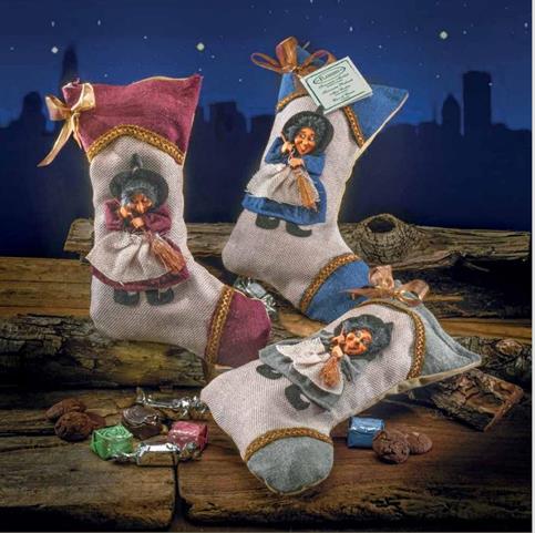 CALZA BEFANA CON PRODOTTI MISTI FLAMIGNI GR 250