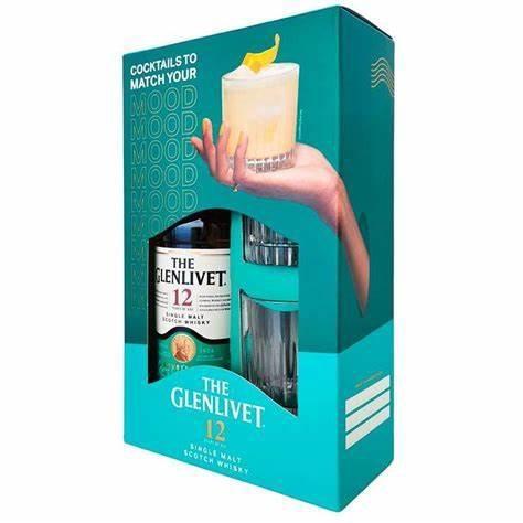 GLENLIVET 12 + 2 BICCHIERI CL 70