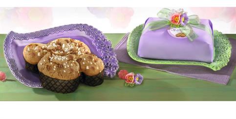 COLOMBA FLAMIGNI CLASSICA SU PIATTO CERAMICA  GR 750
