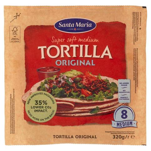 TORTILLAS ORIGINAL SANTA MARIA GR 320