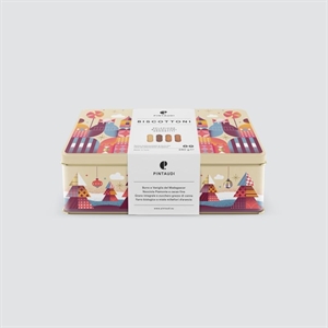 BISCOTTONI ASSORTITI NATALE PINTAUDI IN CONFEZIONE LATTA GR 280