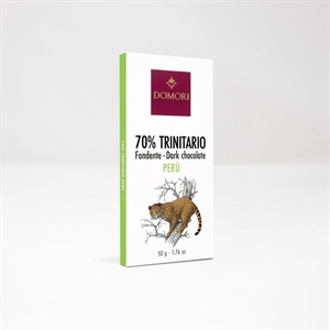 CIOCCOLATO FONDENTE DOMORI 70% PERU GR 50