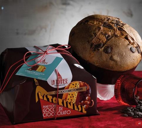 PANETTONE LA TORINESE CON CIOCCOLATO FONDENTE KG 1
