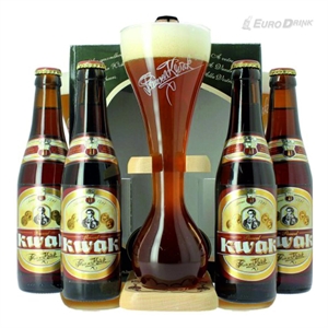 KWAK 4 BOTTIGLIE +BICCHIERE LEGNO