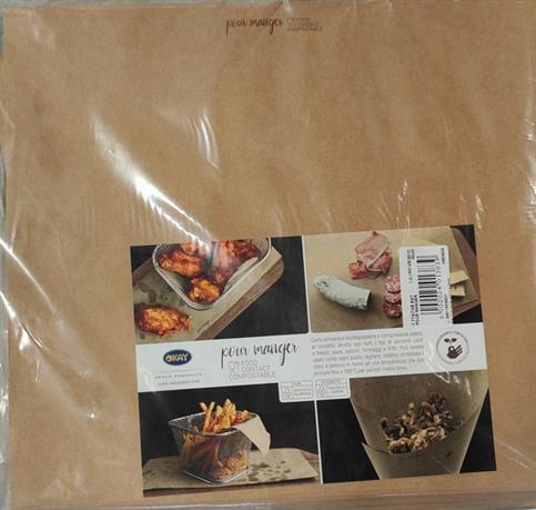CARTA ALIMENTARE FRITTI 30X33 OKAY PZ 500