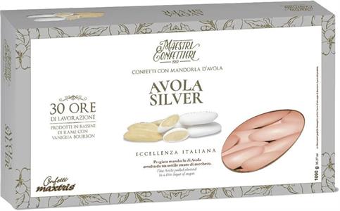 CONFETTI MAXTRIS AVOLA SILVER ROSA KG 1