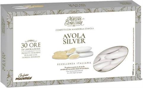 CONFETTI MAXTRIS AVOLA SILVER 28 BIANCHI KG 1