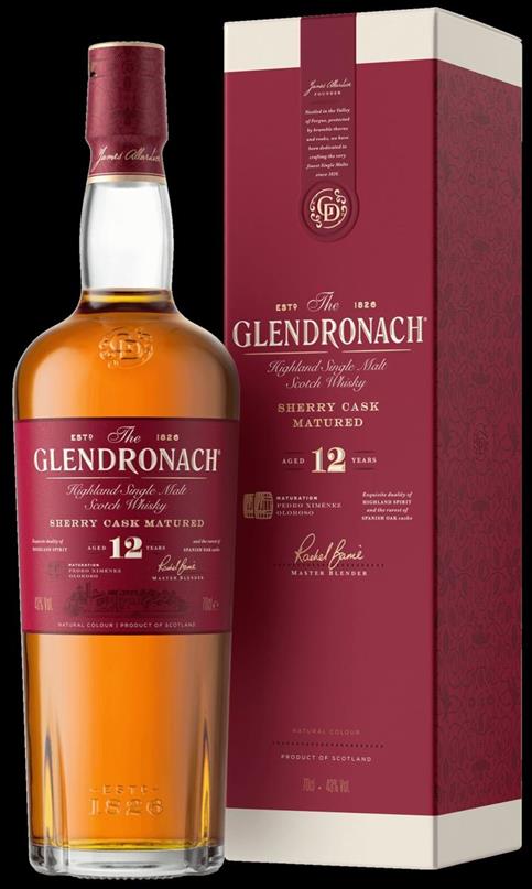 WHISKY GLENDRONACH 12Y SHERRY CASK CL 70 AST