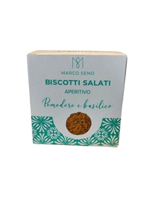 BISCOTTI SALATI POMOD E BASILICO MARCO SENO GR150
