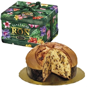 PANETTONE RON DOMINICANO GOCCE DI CIOCC. KG 1 FLAMIGNI