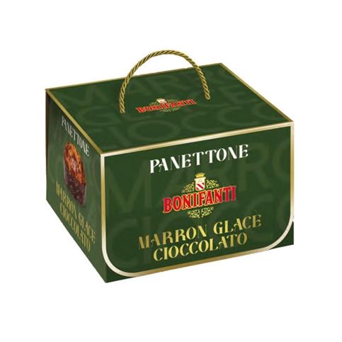 PANETTONE MARRON GLACE E CIOCC. GR.750 BONIFANTI