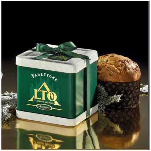 PANETTONE MILANO ALTO IN CAPPELLIERA REGALO KG.1 FLAMIGNI