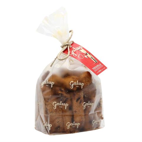 TOSTATELLE DI PANETTONE GR 400 GALUP SACCH.