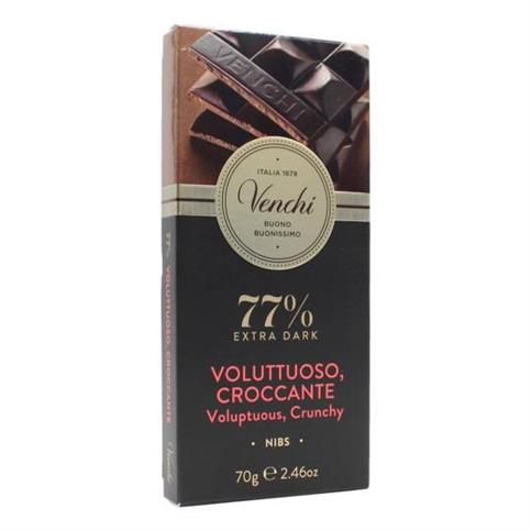 TAVOLETTA VENCHI 77% VOLUTTUOSO CROCC GR 70