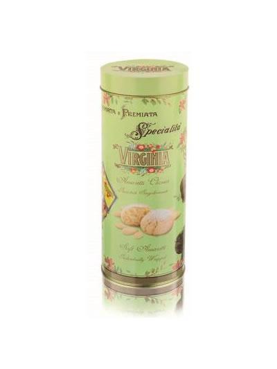 AMARETTI CLASS. BISCOTTI MET. VERDE. GR 220 VIRGINIA1860