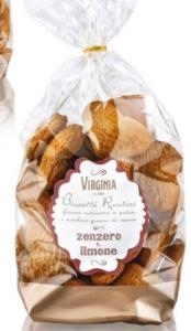 BISCOTTI VIRGINIA ZENZERO E LIMONE IN SACCHETTO GR 300