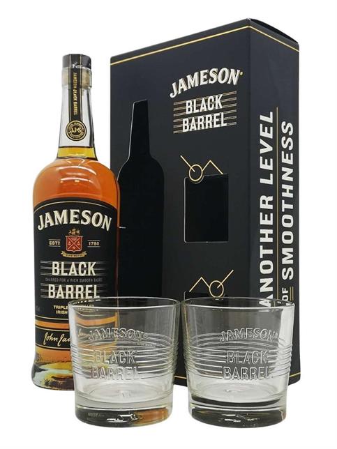 JAMESON BLACK BARREL+2 BICCH CL 70