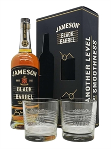 JAMESON BLACK BARREL+2 BICCH CL 70