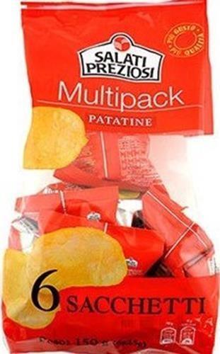 PATATINE PREZIOSI MULTIPACK GR 150(25GX6)